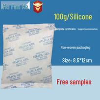 100g didelis neaustinis silikoninis drėgmės sugėriklio maišelis kameroms, rankdarbiams, elektronikai - drėgmę sugeriančios granulės Regular Silicone Beads white