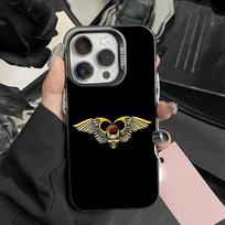 Hells Angles Motorcycle 81 Phone Case For iPhone 16,15,14,13,12,11,Pro,Max,Plus,Mini,XS,SE Anti Fall Black Matte Hard Bumper iPhone13PRO