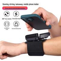 Cross-Border Sports Wristband Phone Holder Armband for Running Driver Phone Holder - Wrist - 1 Piece black