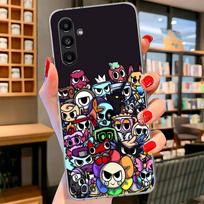 Žaidimo Dandys World dėklas telefonui Samsung Galaxy A17 A37 A57 A16 A26 A36 A56 A15 A25 A35 A55 A14 A24 A34 A54 A13 A23 A33 A53 Gala Samsung A56 white