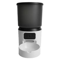 Pet Food Feeder 4L Large Capacity WiFi Smart APP Remote Control LED Indicator Automatic Dog Food Dispenser black