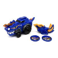 Dino Core Ultra D-Buster Tyranno Dinzauras Transformuojantis Robotas Kombaineris 5in1 / 7in 1 Veiksmo Figūrėlė Be Dėžutės blue