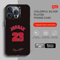 Krepšinio numerio 23 dėklas telefonui iPhone 17 11 12 Pro Max Plus Mini Air SE 16e 14 15 16 13 Minkštas dėklas iPhone12 gray