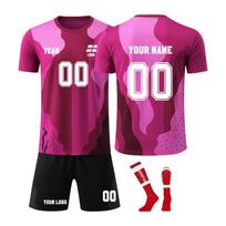 Vaikų futbolo apranga Berniukų futbolo komplektai Futbolo komplektai berniukams Mergaičių futbolo apranga Jaunimo futbolo uniformų komplektas su kojinėmis ir šortais XXXL raudona