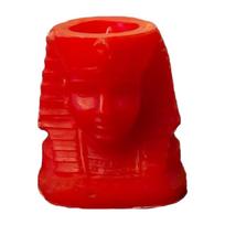 Cleopatra Candle Hecate Jyotish Mystic Mall Decorative Soy Blend Wax Candle "Pack-Of-1" red