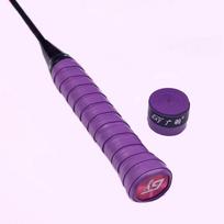 Accessories PU Grip Tape Anti-slip Shock Absorption Anti-slip Band 9 Colors Thicken For Badminton Baseball Bats Badminton violetinė