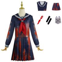Silent Hill F Shimizu Hinako Cosplay Kostiumas Su Velveto Audiniu Anime Konvencijoms Ir Žaidimų Gerbėjams XL black