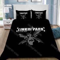 Antklodės užvalkalas Pagalvės užvalkalas Patalynės komplektas Garsus roko kolektyvas Linkin P-Park Suaugęs Berniukas Mergaitė Miegamojo Dekoracija Vaikų Dovana Viengulis Dvigubas 135x200cm