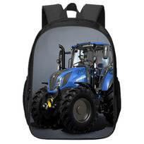 Farming Simulator Dvisluoksnės Berniukų ir Mergaičių Kuprinės Pradinių ir Vidurinių Mokyklų Mokiniams gray