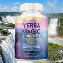 Yerba Magic 100% grynas nerūkytas Yerba Mate - 60 kapsulių | 75 mg kofeino vienoje kapsulėje 1pack