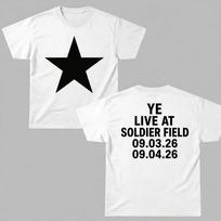 Kanye West 2026 Event Live At Soldier Field Two Sides Tee Unisex CB1307 L white