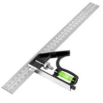Aluminium Zinc Zinc Alloy Angle Square Measuring Tools Stainless Steel Angle Measuring Tool  Woodworking 300mm