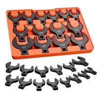 VEVOR Crowfoot Wrench Set, 1/2  Drive, 14-Piece SAE 1-1/16  to 2  Crows Foot Wrenches, 40Cr Alloy Steel, with Storage Tray