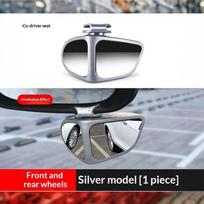 Car Blind Spot Mirror 360 Adjustable Wide Angle Waterproof Anti-Fog for Front Rear Wheel Reverse Parking right 1pc