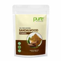 Pure Herbology Pure & Natural Sandalwood Powder for Face, Skin Whitening, 100gm
