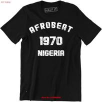 Afrobeat 1970 Nigeria T Shirt Hipster Unisexs Premium Music Festival Vintage Stretched Versatile Streetwear Vintage Soft M gray