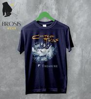 Cocteau Twins Tshirt Alt Rock Band Cocteau Twins Album Treasure Shirt Music Merch Gifts for Fan S blue