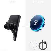 For 2009-2014 Ford Fiesta 2010-2013 Car Phone Holder Wireless Charger Magsafe Holder Auto Clamping Strong Magnet Car Accessories Base and holder 2