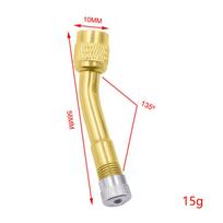 Motorcycle 45 90 135 Degree Angle Bent Valve Adaptor Tyre Tube Valve Extension Adapter For Truck Car Moto Bike A3