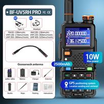 Baofeng UV-5RH PRO Racija GPS Daugiajuostės AM FM C tipo Belaidis Dažnio Kopijavimas Mėgėjų Dvipusio Ryšio Ilgo Nuotolio Radijo Stotys US