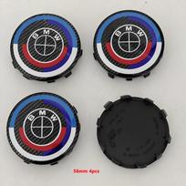 Carbon Fiber Black Logo Front Hood Emblem 82mm+Rear Badge 74mm+Wheel Hub Cap 68mm/56mm+steering Wheel Sticker A39 45mm for All BMW