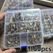Carbon Steel Rivet Nut Tool Nut Set Rivnuts Tool Nut Kit Manual Riveter  Automobiles 150pcs