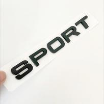 3D ABS SPORT Letters Emblem Car Rear Trunk Badge For Land Rover Discovery JNDXTGR Evoque Range Rover L494 L320 Sport Sticker Accessories matinė juoda spalva