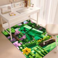 Classic sandbox Xbox game Minecraft carpet carpet home living room decoration table and chairs anti slip door mat outdoor picnic mat carpet A10 40x60cm( 15x23in )