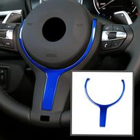 Fit for BMW M-Sport Carbon Fiber Steering Wheel Trim F20 F22 F21 F30 F32 F33 F36 F06 F12 F13 X5 F15 X6 F16 pilka spalva