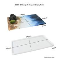 Large Rectangular Silicone Epoxy Resin Mold No Odor for Handmade River Table Home Interior Decor Projects one size white