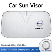 Sulankstomas automobilio priekinio stiklo apsaugos nuo saulės dangtelis Skydelis UV apsauga, skirtas Volvo EX90 V60 V40 XC90 S60 XC60 V50 V70 S90 XC40 S80 V90 EX30 C70 white