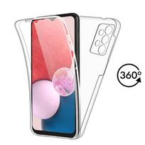 360 viso kūno apsaugos skaidrus dėklas, skirtas Samsung Galaxy A53 A33 A73 A22 A13 A32 A52 A12 A51 S21 Plus S22 itin skaidrus silikoninis dvipusis dangtelis Samsung Galaxy A53 5G gryna