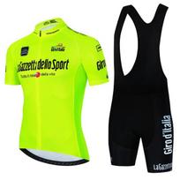 Tour De Giro Dviračių Džersio Rinkinys Naujas Vasaros Trumpomis Rankovėmis Kalnų Uniforma Ropa Ciclismo Dviračių Maillot Dviračių Apranga Asian Size -S yellow