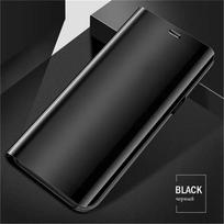 Skaidrus veidrodinis apverčiamas odinis veidrodinis telefono dėklas, skirtas Xiaomi Redmi Note 13 Note13 Pro Plus 13C K70E Poco X6 Pro 5G 4G smūgiams atsparus stovo laikiklis Visas dangtis For Redmi Note 13 Pro 5G rožinio aukso spalvos