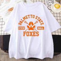 Viskas žaidimui Palmetto State Foxes Andrew Minyard marškinėliai Vyrai Moterys PSU Foxes Palmetto State universiteto marškinėliai Laisvalaikio viršūnės L balta