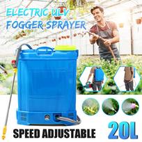 220V elektrinis purkštuvas, išmanusis žemės ūkio pesticidų dozatorius, sodo įranga, įkraunama švino-rūgštinė baterija, 20L handle switch blue