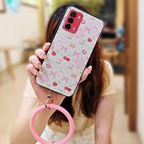 Cute Creative Phone Case For ZTE Blade V40 Vita/A72 Waterproof Personality Cartoon Bracelet Funny Dirt-resistant Ring ZTE Blade V40 Vita/A72 black
