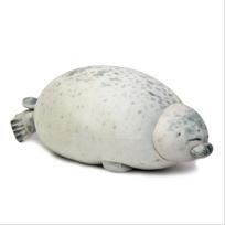 Didelio dydžio ruonio pliušinis žaislas, minkštas įdarytas gyvūnas, apkūnus ruonio pagalvė, namų dekoras, pliušiniai žaislai, kawaii, peluche, dovana vaikams gimtadienio proga 30cm