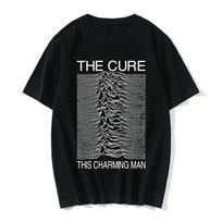 THE CURE Roko Grupė Berniukai Neverkia Roko Marškinėliai 2025 Vasara Vyrams ir Moterims Atminimo Aukščiausios Kokybės Laisvalaikio Trumpomis Rankovėmis Marškinėliai Madingi XL gray