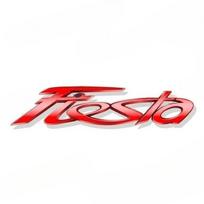3D chromuotas metalinis „Fiesta“ raidės logotipas automobilio stiliaus šoninio sparno, galinio bagažinės lipdukas, lipdukas, ženklelis „Fiesta“ emblemai MK3 MK4 MK5 aksesuarams