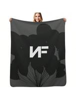 NF Balionai Mesti pledas Šiltas Cosplay Anime Minkštas Didelė lova Madingi pledai 125X150CM pilka spalva