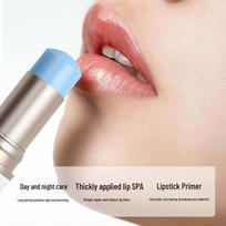 Pro-Vitamin B5 Lip Balm: Moisturizes, Nourishes, Exfoliates, Reduces Lip Lines, Prevents Dryness & Cracking. 1 Pack white