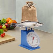0.1kg/0.22lb Mechanical Kitchen Scale – Precision Portion Control Food Scale with Platform, Industrial Dial Scale for Cooking mėlyna