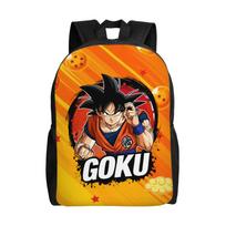 Dragon Ball Z Animacinis Kuprinė Vyrams Moterims Madinga Studentų Darbo Dieninė Kuprinė DBZ Goku Nešiojamojo Kompiuterio Pečių Krepšys Lengvas One Size orange