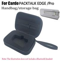 Cardo Freecom/spirit PACKTALK BOLD/EDGE /Pro Bluetooth ausinių laikymo krepšys ir ausinių odinis dėklas FOR  EDGE Pro gray