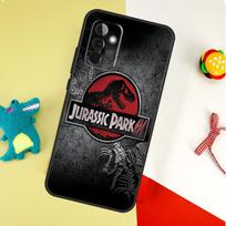 Dinozaurų pasaulis Juros periodo parkas dėklas Samsung Galaxy A54 A34 A24 A14 A12 A22 A32 A42 A52 A72 A52S A51 A71 A13 A53 dangtelis Samsung A22 4G black