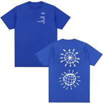 Harry Styles Kiss All The Time Disco Occasionally Tour 2026 Print T Shirts Unisex Women Fashion Oversized Cotton Y2K Top Streetwear L blue