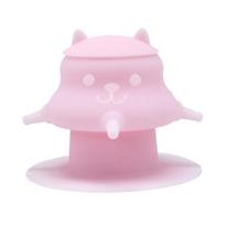 Silicone Pet Nursing Feeder with 4 Nipples Suction Cup Multi-Animal Milk Feeder for Puppies Kittens Small Pets Anti-Choke Interactive Pet Meal Toy rožinė