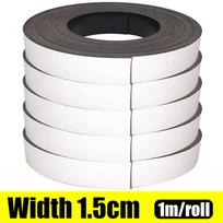 Lipnios magnetinės juostelės Stipri magnetinė juosta Lanksti magnetinė juosta šaldytuvui, „pasidaryk pats“ nuotraukoms, plakatams, biurui, guminiai magnetai 1M- (1 roll)