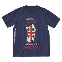 Sardinia Is My Therapy Tshirt Unisex Stylish T Shirts Emo Clothes Italy Flag Italia Italian Pride TShirt Alternative Unisex Clothes 4XL white
